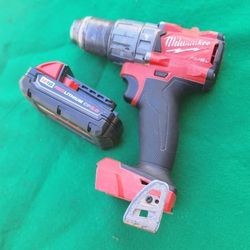 Milwaukee M18 Hammer Drill FUEL Battery $100
