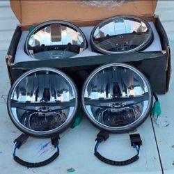 Jeep CJ5 CJ7 Scrambler CJ8 Wrangler TJ Hummer H1 H2 JK Chevrolet Camaro Mazda Miata LED Headlights Luces Micas Calaveras Faros Faroles Focos Headlamps