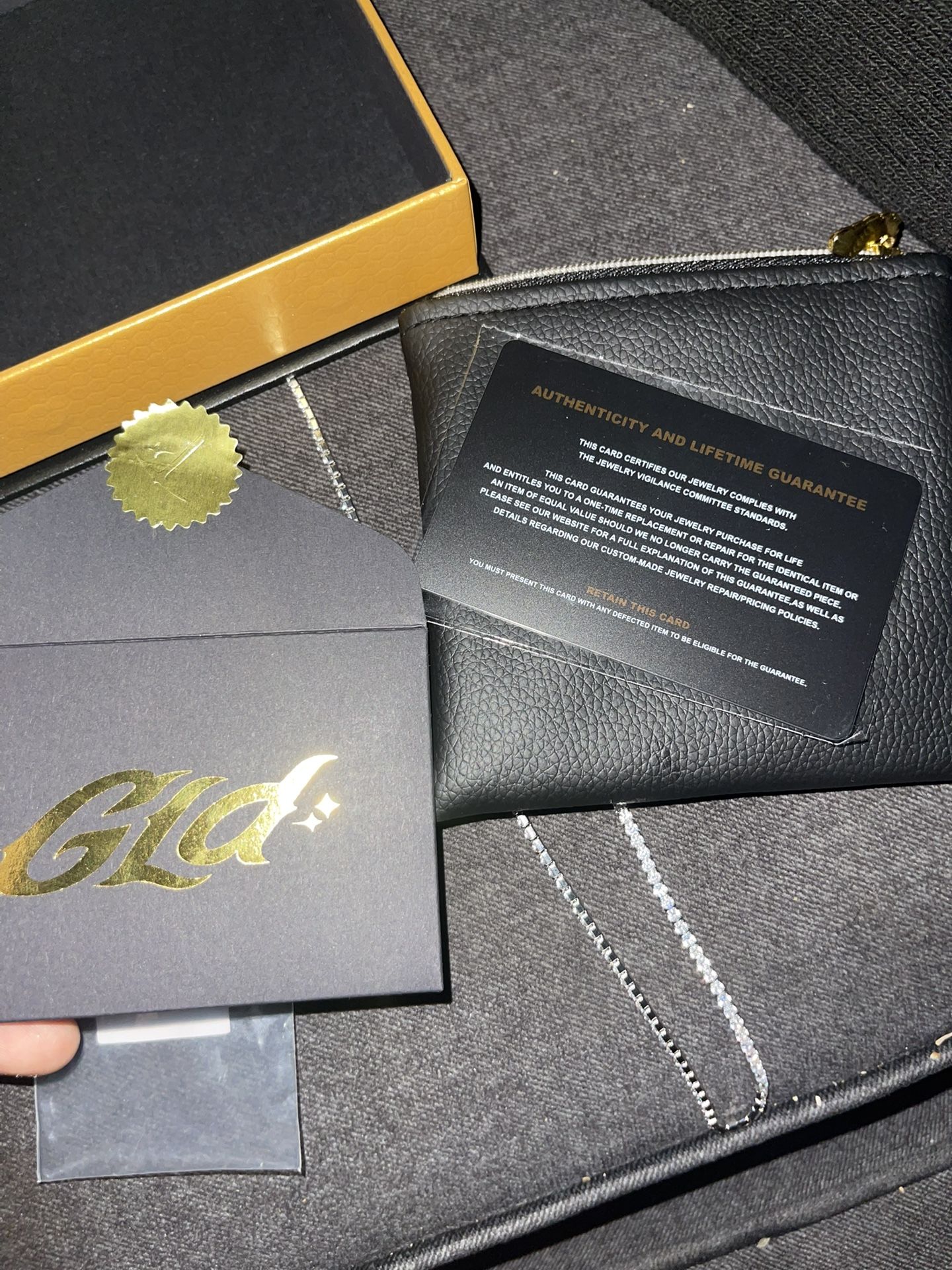 GLD Moissanite Chain
