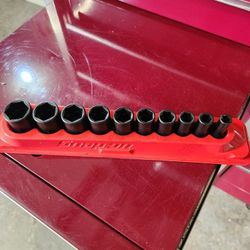 Snap On Impact 3/8 Drive American Shallow /deep