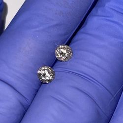 Matched Pair Of Genuine Natural Loose Diamonds