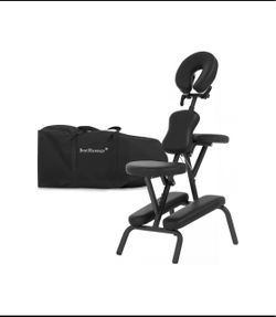 New Other BestMassage Portable & Folding Massage/Tattoo Chair, Dark Black