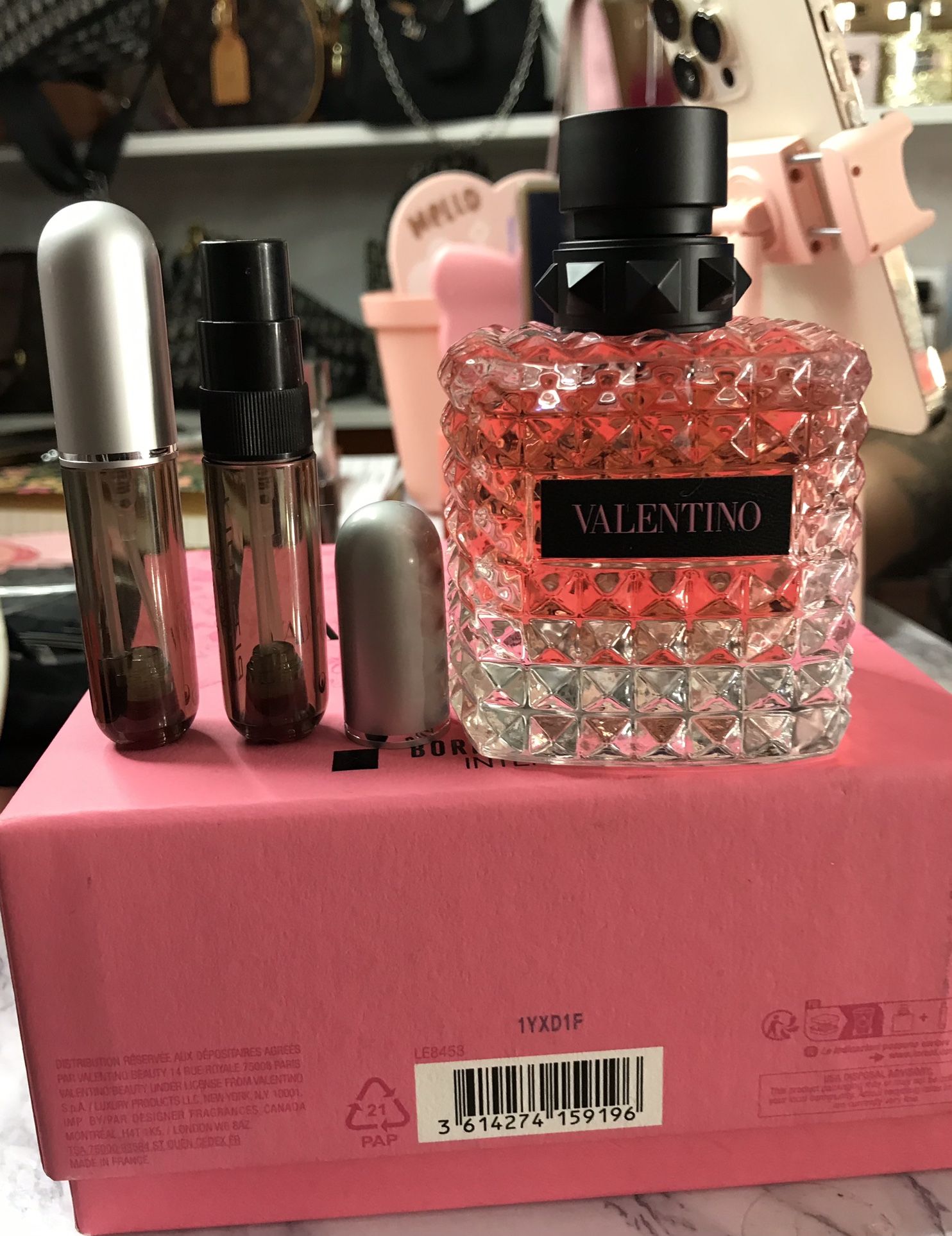 Valentino Donna Pink ❤️Travel Size Perfume Samples For Sale 