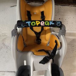 Topeak baby/toddler bike seat with mounting rack