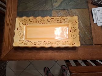 Ceramic Rectangular Serving Tray