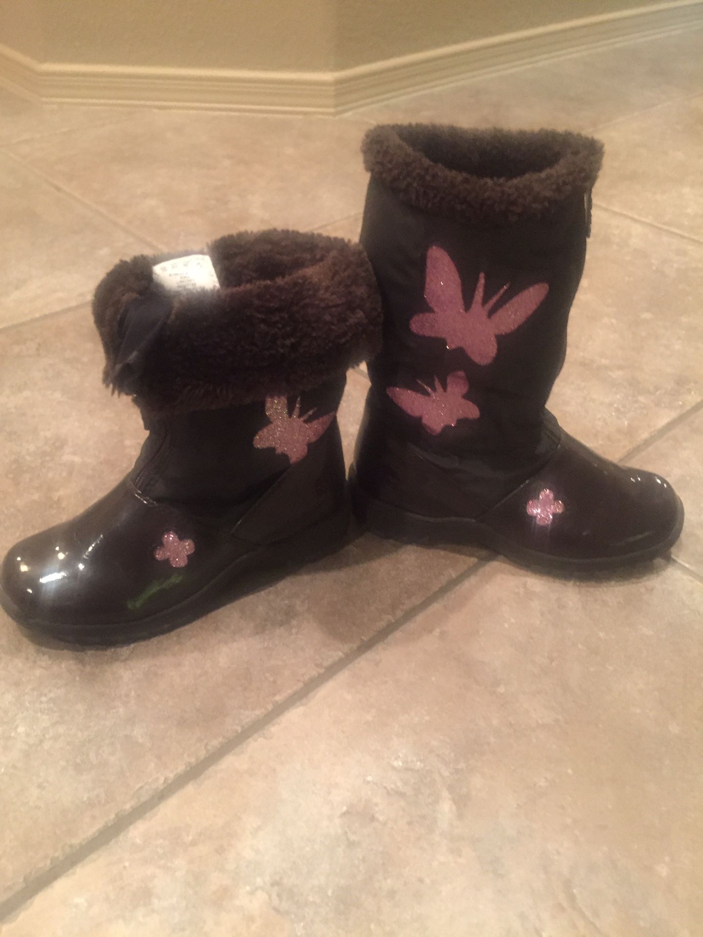 Totes Snow Boots - Girls Size 2