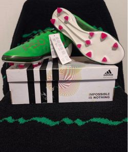 adidas F50 adizero Football Boots - Intense Green/Pink/Black