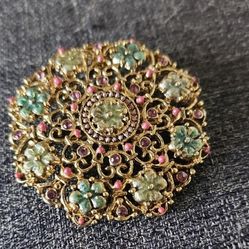 Monet Vintage Signed Brooch