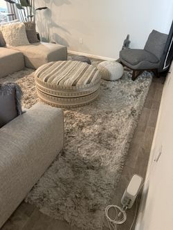 Like New 12x9 Gray Shag Area Rug - $300