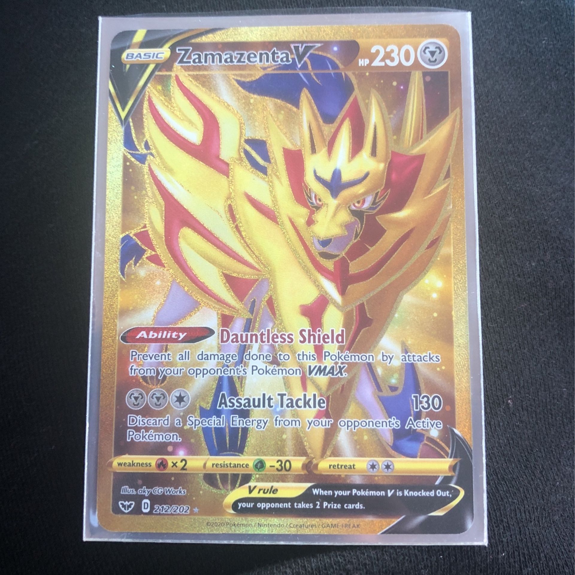 Gold zamazenta v Pokemon card for Sale in Moreno Valley, CA - OfferUp