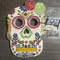 Dia De Los Muertos Calavera Madera 8x11