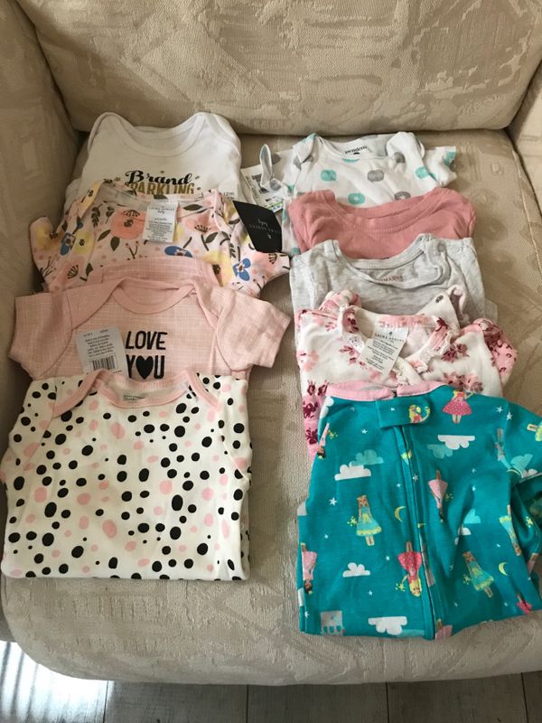 Brand new and barely used baby girl clothes for Sale in Newark, NJ