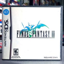 Final Fantasy 3 III (Nintendo DS, 2006) *TRADE IN YOUR OLD GAMES FOR CSH OR CREDIT HERE/WE FIX SYSTEMS*