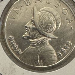 1934 Silver Balboa Crown (BU)