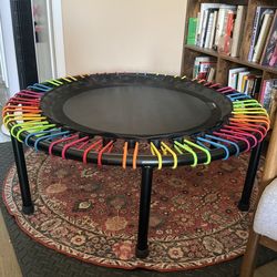 bellicon 39” Rebounder / Mini Trampoline - Rainbow Bungees - Excellent Condition