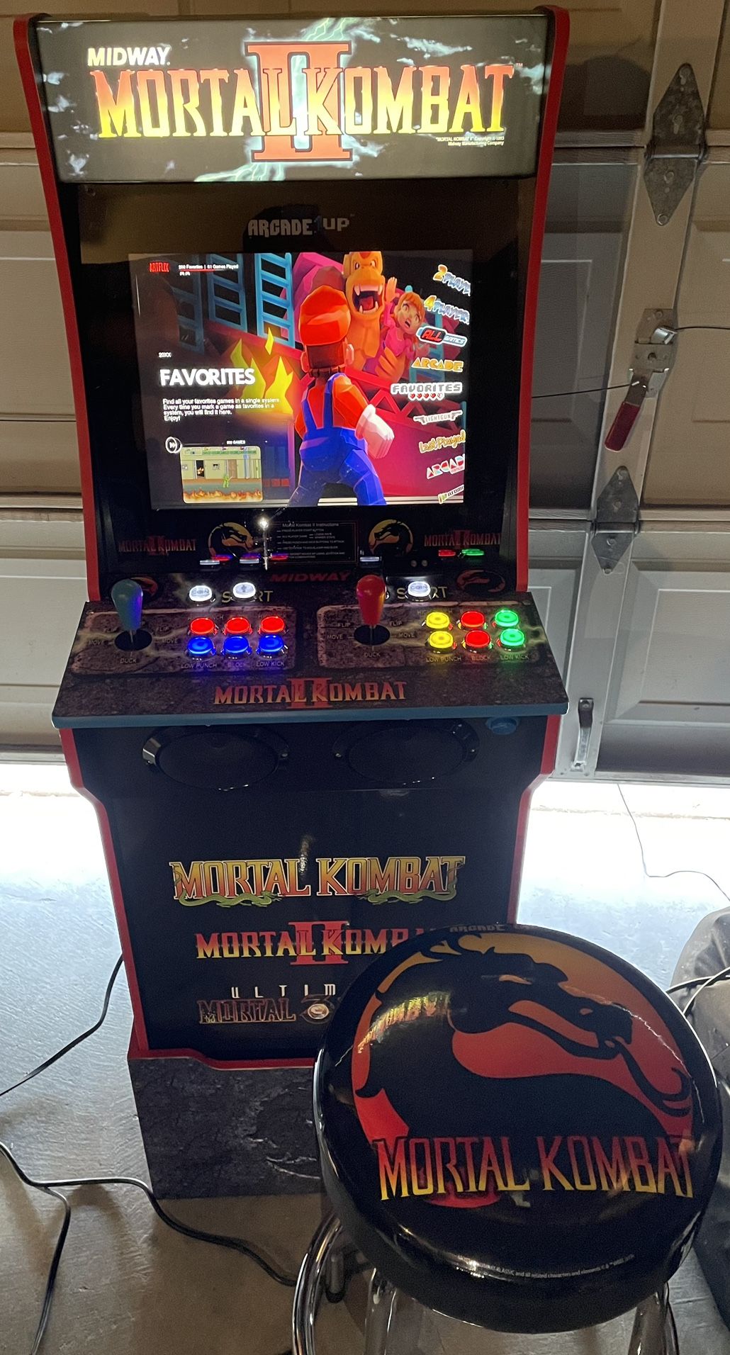 Mortal Kombat II (original) Arcade1Up for Sale $1350 ~Custom/Modded~