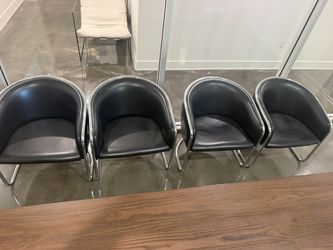 Cantilever Chrome Club Chairs in the Style of Anton Lorenz for Thonet