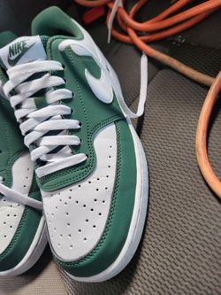 Air force green nike's