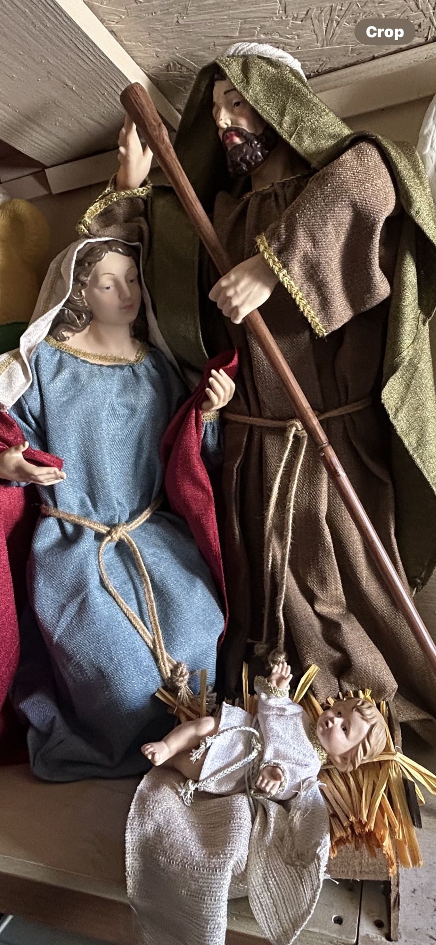 Holy Family Christmas 3 Piece Figurine Set - 36"