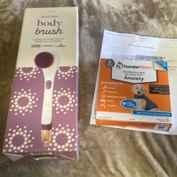 Thunder Shirt And ViSage  Rechargeable Body Brush 