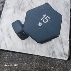 Barbells Rubber 15 Lb To