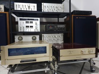 Marantz Champagne Gold SC1000 Preamp SM800 Esotec Series Amplifier in original boxes