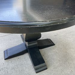 Wood Kitchen Table With Extension 