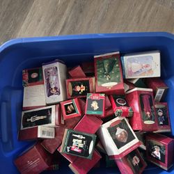 Hallmark Ornament All In Box 65 Total 