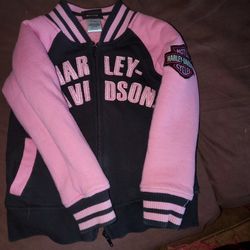 Little girls size 4 Harley Davidson jacket. Worn once paid $120.00 will Sell for $50. Excellent condition
