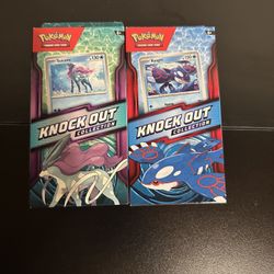 Pokémon TCG: 2026 Knock Out Collection Set of 2 Kyogre + Suicune - New & Sealed