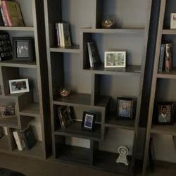 Modern Geometric bookshelves   Bookcase