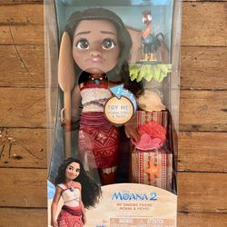(NEW) Disney Moana 2, My Singing Friend 14” Doll