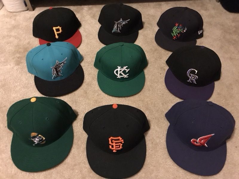 New Era Baseball Hats 5950 7 1/2