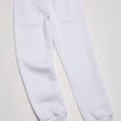 Southpole Boys Active Basic Jogger Fleece Pants White Size L (14-16)