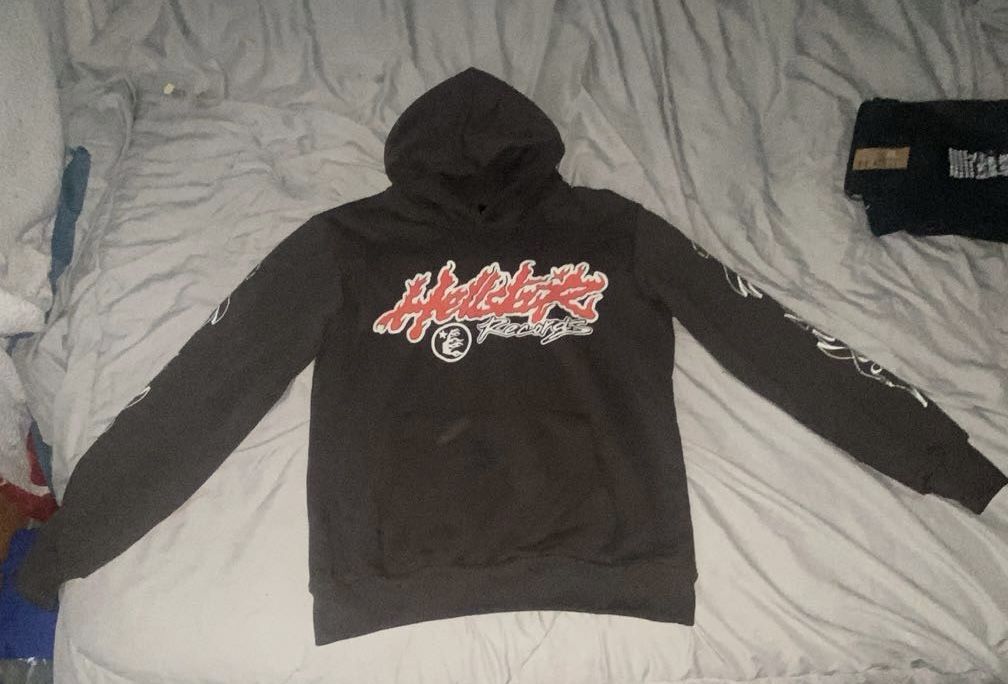 HELLSTAR STUDIOS RECORDS TOUR HOODIE FADED BLACK