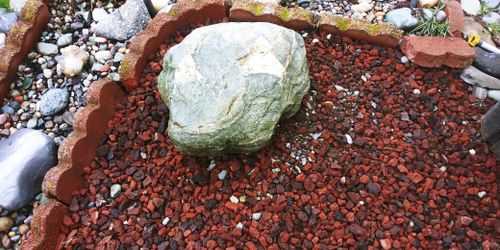 Large landscapping boulders
