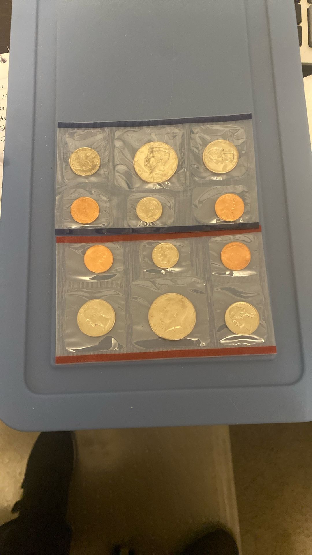 1987 United States Uncirculated Mint Coin Set.