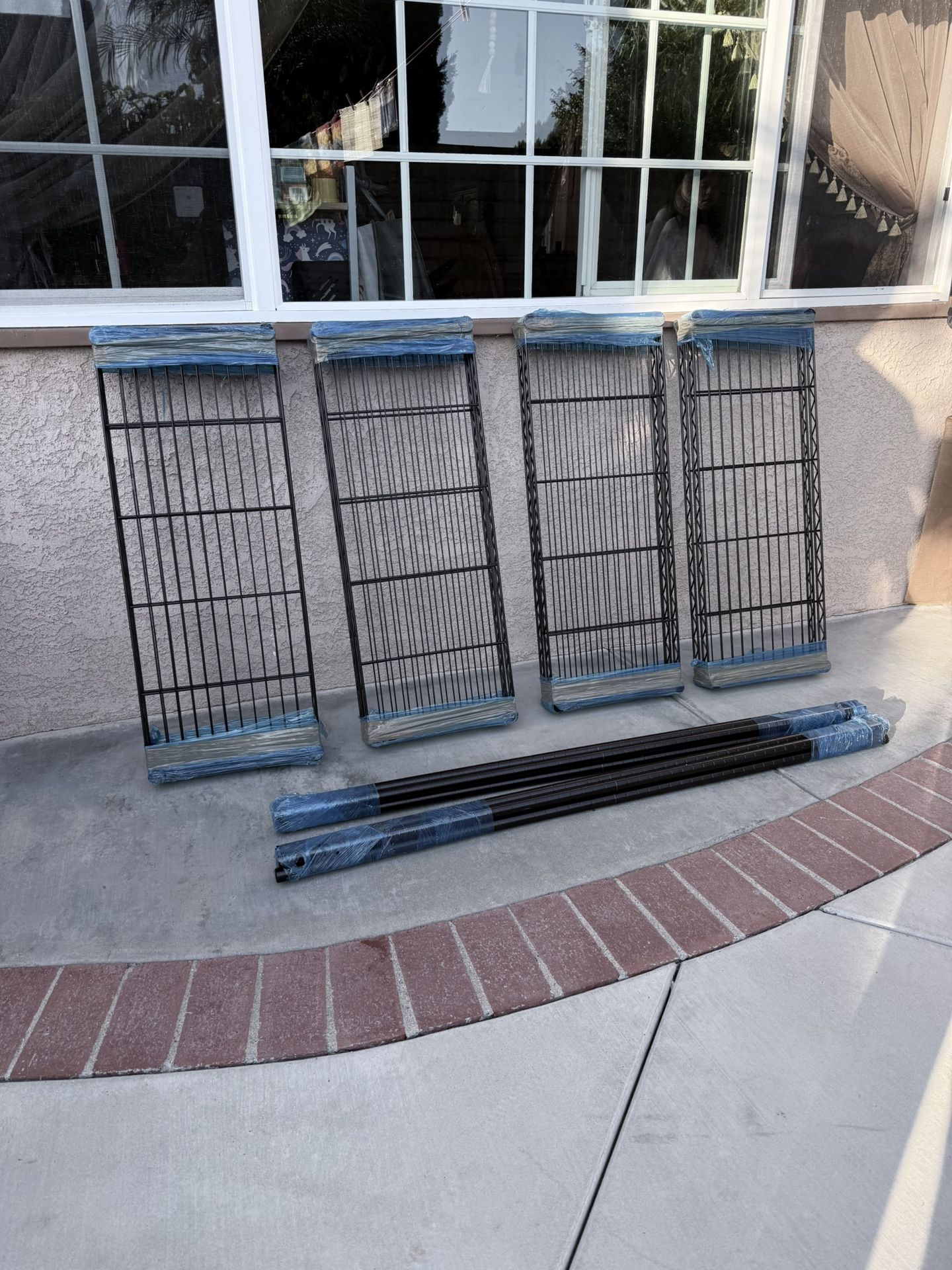 Shelf Steel Wire Rack Storage, 36" L x 14" W x 72" H, Black