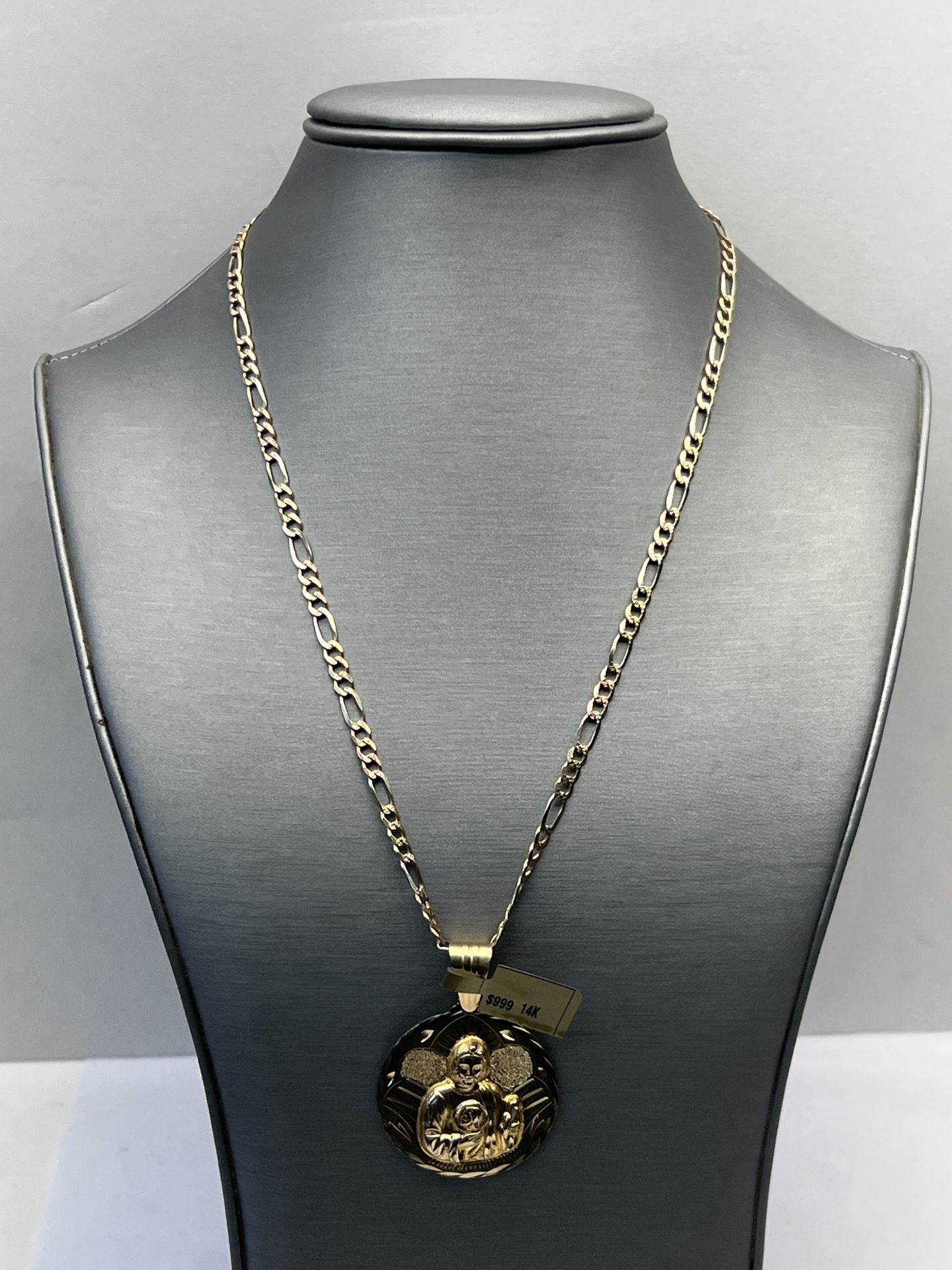 Gold Chain 10inch With Charm 14k