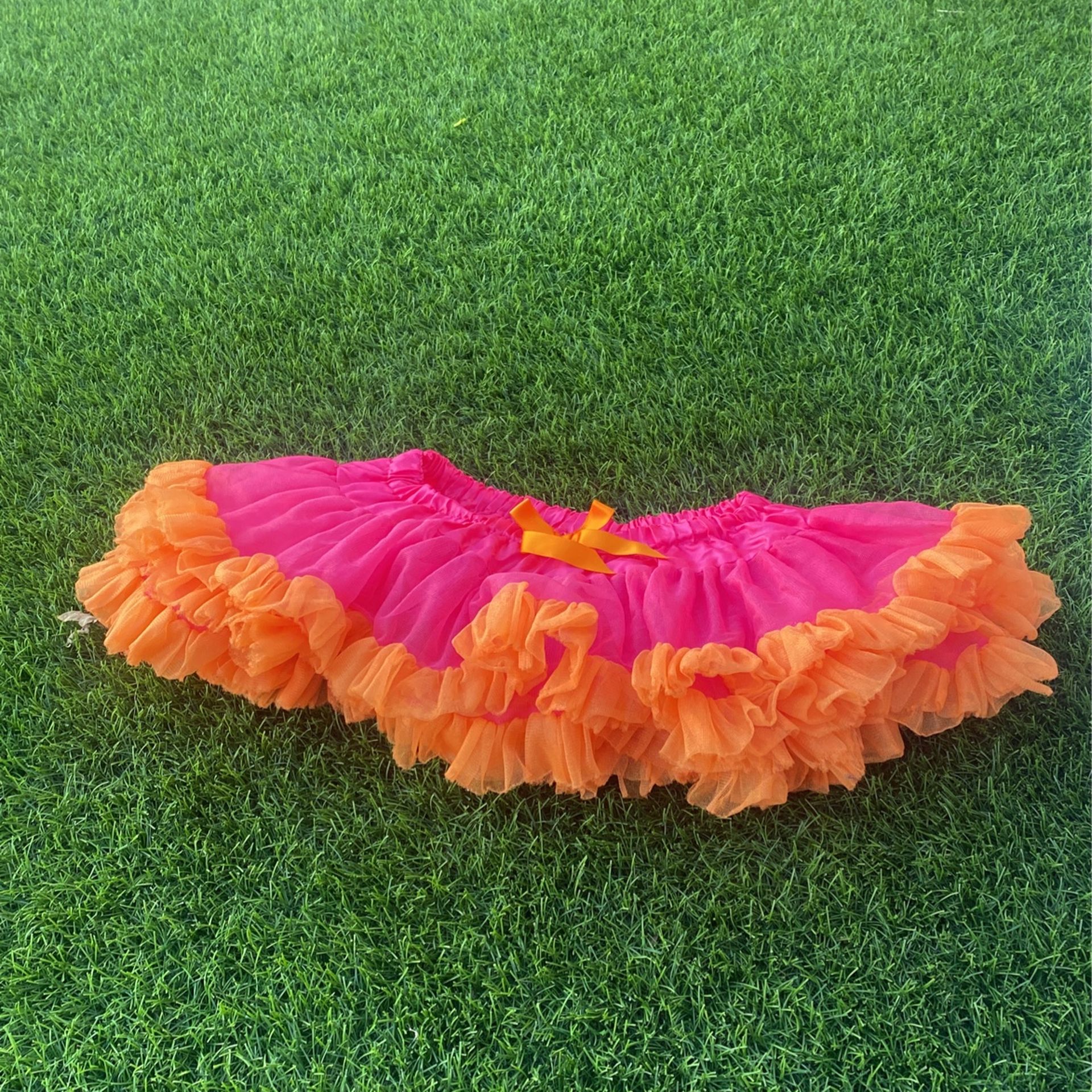 Halloween/ Costumes One Size Tutu Hot Pink And Orange