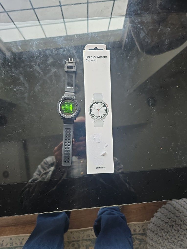 Galaxy Watch 6 Classic With Screen Protector And Drop Proof Wrist Band