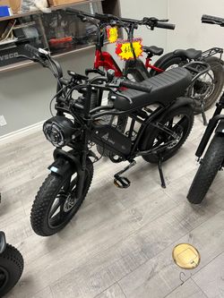 Assembled TST R002 Full Suspension Moped-Style Electric Bike
