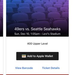 49ers Ticket