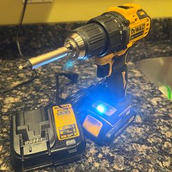 DEWALT drill battery and charger