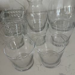 8 Glass Vases $2 Ea