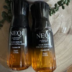 Lot of  2X-NEQI Professional Hair Serum Opulent Oil x2