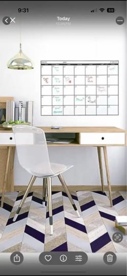 NEW Peel & Stick Whiteboard Calendar