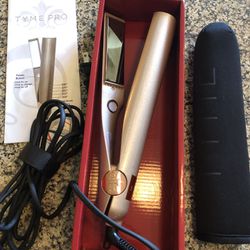 TYME PRO Dual Curling Iron And Straightener