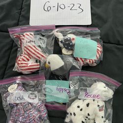 Beanie babies- American/ Patriotic Collection
