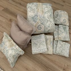 11 Piece Full/Double Size Comforter Set